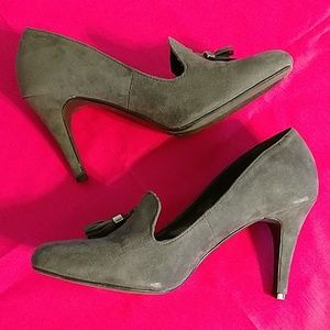 Ann Marino Microsuede Pumps